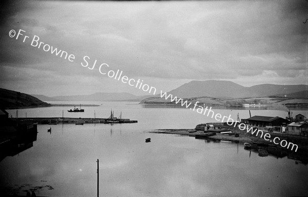 TELE FROM TOWER OF PROTESTANT CHURCH HARBOUR & BEARA HILLS